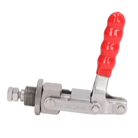 Beefy Heavy Duty Toggle Clamp With 66.8Mm Stroke And 180 Degree Push Pull Action, Delivers 701Lb Holding Power, Non Slip Handle