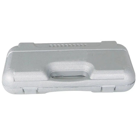 Sturdy gray storage case for Beefy 10-Piece Collet Chuck Set With NMTB 40-Taper