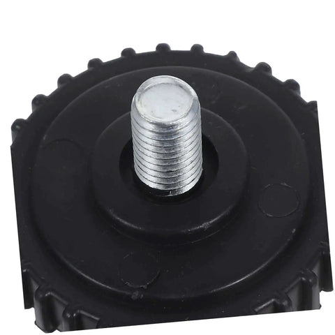 Close-up of one rubber foot showing threaded base for 4 Pcs Grippy No Slip Rubber Feet With Threaded Base For Food Scales And Industrial Platforms, Easy Install Replacement Feet For Jewelry And Kitchen Scales, Rugged Stable Support And Maintenance Friendly.