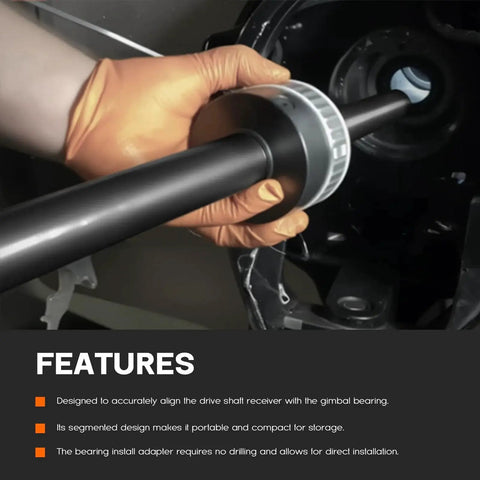Hand using Gimbal Bearing Alignment and Install Kit for Marine Engines Heavy Duty Alignment Tools Set Compatible With Mercruiser