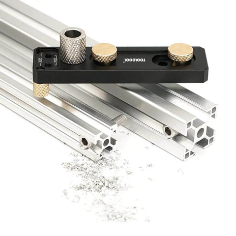 Aluminum Profile Drill Guide Access Hole Jig For 2020 2040 3030 3060 European Standard Extrusions Precision Drill Guide