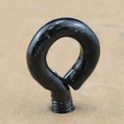 Beefy Heavy Duty Eye Bolts With Nuts And Washers 1/4 Inch By 1.18 Inch Lifting Ring Hooks close-up view