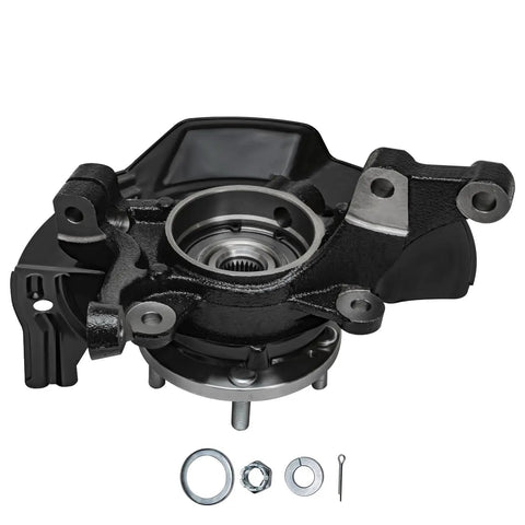 Front Steering Knuckles And Wheel Hub Bearings Kit For 2011 Hyundai Sonata 2.4L With Sport Suspension FWD Replacement