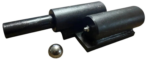 Beefy 9 Inch Barrel Hinges With Plate Weld-On For Heavy Duty Gates And Doors, 2000 Lbs Load Per Hinge, 4000 Lbs Per Pair
