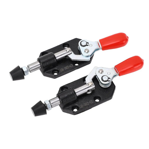 Heavy Duty Cast Iron Push Pull Toggle Clamp With Horizontal Cam For Woodworking And Metal Welding, Adjustable Lever