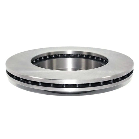 Front view of Front Vented Brake Rotor Built For Street And Track Performance With Forged Flange Precision ABS Signaling Multi Lip Seals