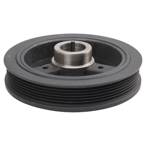 Close-up of Harmonic Balancer Crankshaft Pulley For Ford 4.6L V8 Engine Premium Replacement Part With Easy Install Durable Steel