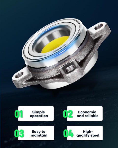 Front Wheel Hub Bearing Assembly Left And Right Front For Toyota 4Runner Tacoma FJ Cruiser And Lexus GX460 GX470 Plug And Play Fits 2003 Through 2021 515040 WB515040 WA515040