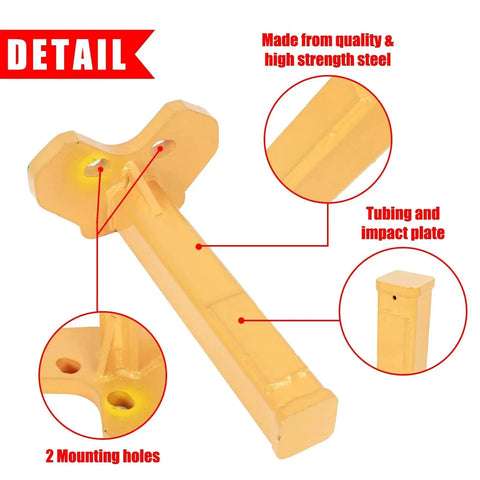 Close-up of Universal Wheel Bearing Removal Tool made from high strength steel with mounting holes and impact plate.