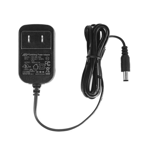 Plug And Play 6V DC 1A Power Adapter From 100-240V AC To 6V DC With 5.5mm X 2.1mm Plug Smart Protection UL FCC RoHS Certified 1.5m Cable
