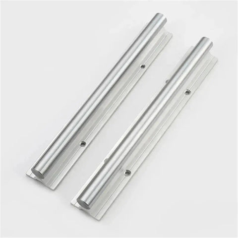 Smooth linear bearing blocks for CNC routers and precision machines from SBR10UU to SBR30UU with low friction slide on 400mm rails.