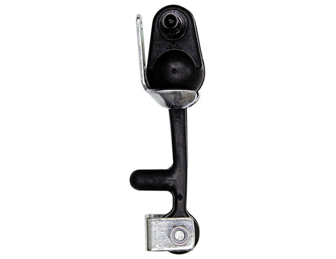 Front view of 6 Inch Heavy Duty Rubber Hood Catch with Bumper, includes brackets and pin for securing compartments in harsh environments