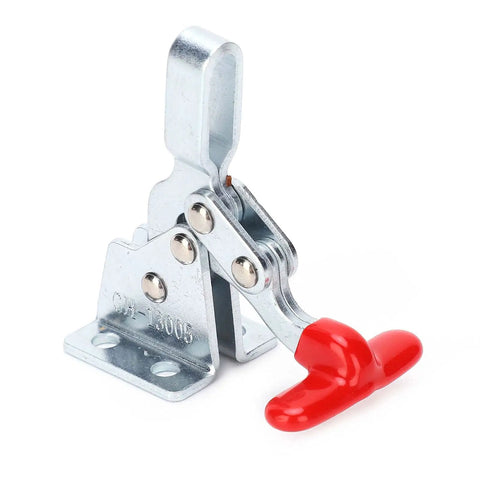 Heavy Duty Quick Release Clamp For Woodworking And Metalworking Hold Down Toggle Clamp Kit 2 Pcs With Horizontal And Elbow Fixtures