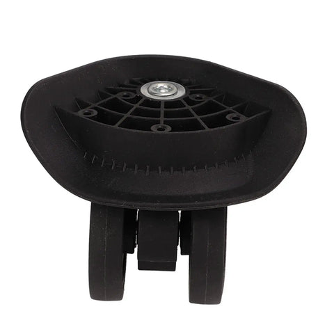 Durable Nylon Luggage Caster Wheels Replacement Pair, 360 Degree Swivel Suitcase Wheels for Travel, front view