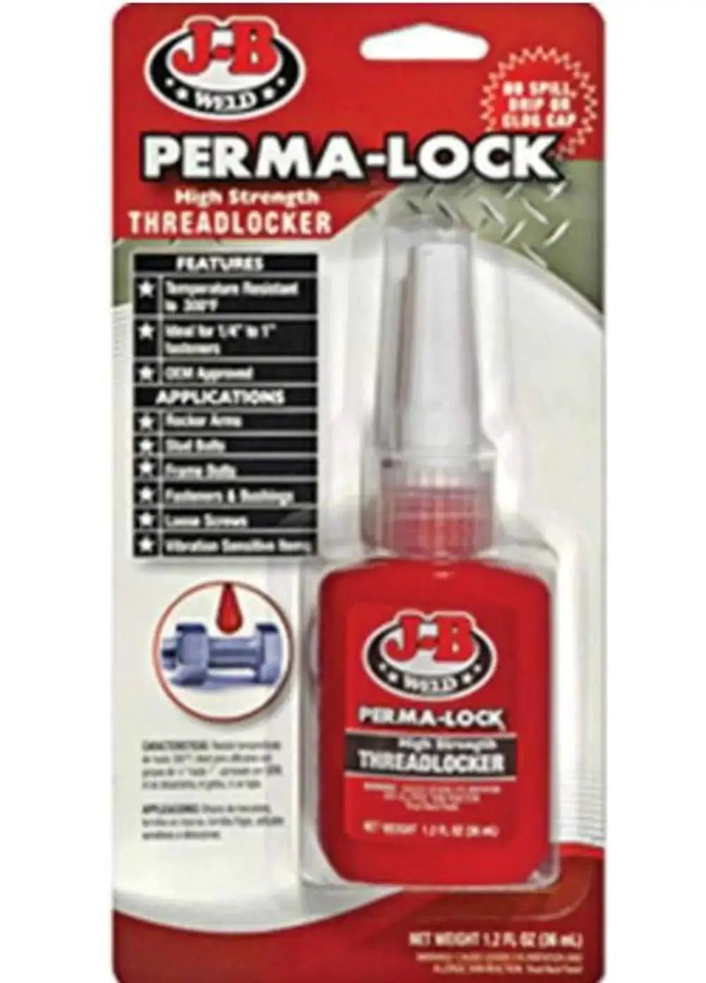 Perma Lock Roulette Perma Lock High Strength Thread Locker Red Formula 🍁