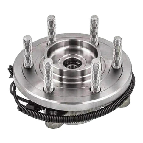 Front Wheel Bearing Hub Assembly Set For 2015 2016 2017 Ford F150 RWD With ABS 6 Lug 2WD Front view premium aftermarket replacement