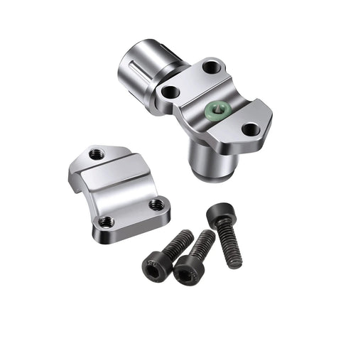 Chinco BPV-31 piercing valve kit for fridge taps; chrome valve bodies with screws for 1/4, 5/16, 3/8 in OD pipes (4 sets)