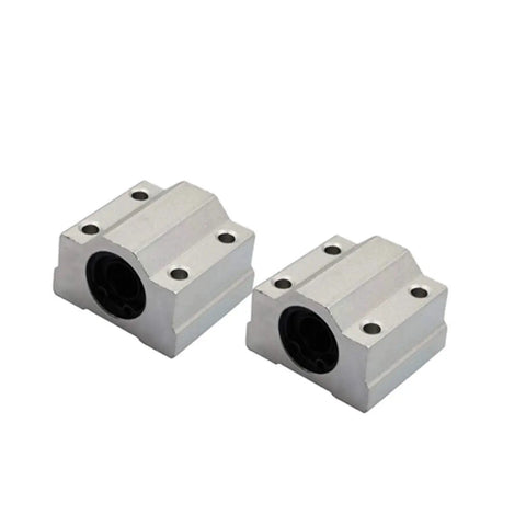 Two Pack Linear Motion Bearing Slides SCS8UU SCS10UU SCS12UU SCS16UU 8 To 16mm Length for CNC Parts and 3D Printer Projects