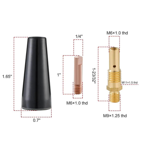 Gripontools 85290 Gasless Flux Core Nozzle Set - Walmart Supplies Gripontools 85290 Gasless Flux Core Nozzle Set - Walmart Supplies