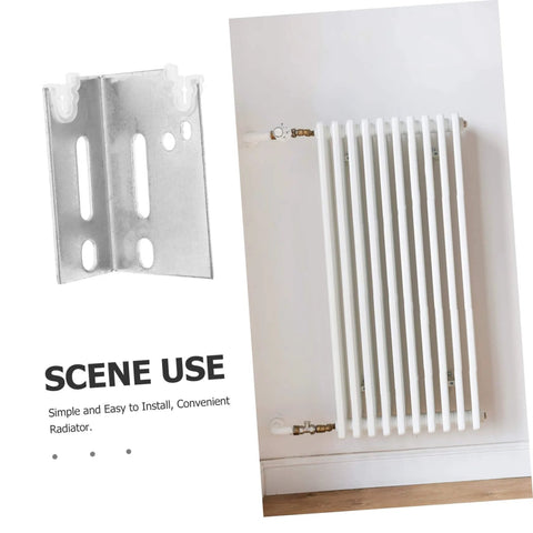 Heavy Duty Track Jamb Bracket For Sliding Doors Steel Construction with radiator installation shown