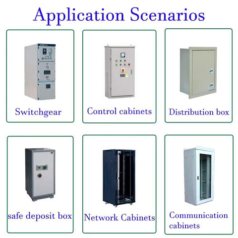 Application scenarios for Industrial Grade Concealed 90 Degree Cabinet Hinge Set For Electromechanical Equipment Cabinets And Server Racks Two Piece Silver Heavy Duty Carbon Steel Construction With Curved Limiter And Precision Swing Control