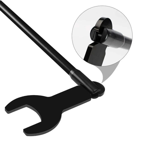Close-up of a tool from the Eight Piece Pneumatic Fan Clutch Wrench Set With 43300 Removal Tool Kit for Ford GM Chrysler Jeep Auto Repair