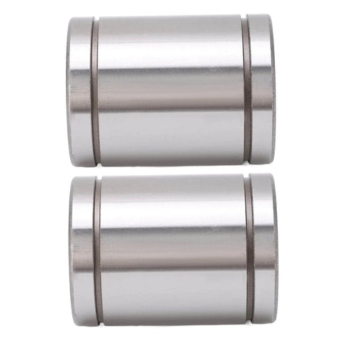Two Pack LM40UU Linear Ball Bearings 40Mm Inner Diameter 60Mm Outer Diameter Steel Linear Motion Bushings front view