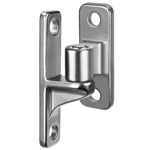 304 Stainless Steel Gate Hinges Heavy Duty 600 Pound Capacity Five Eighth Inch Non Welded One Piece Design Wall Mount Hinges