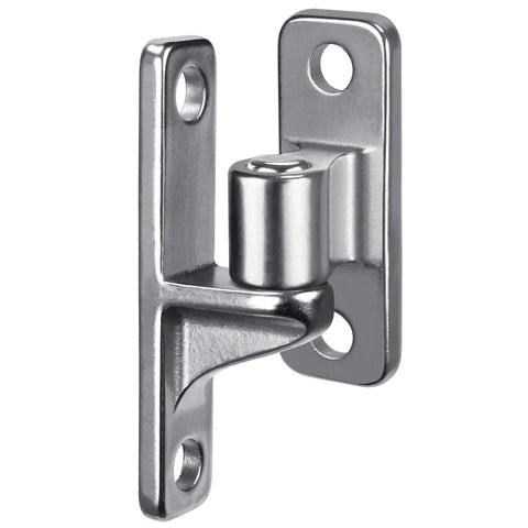 Heavy Duty 304 Stainless Steel Gate Hinges One Piece Non Welding Five Eighths Inch Wall Mount 2 Pack For Farm Gates And Wooden Fences