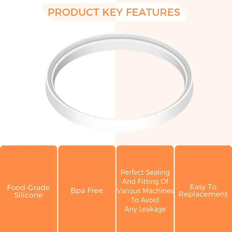 Two Pack Sausage Stuffer Gasket Replacement Kit With Premium Silicone O Ring Seal For 3L To 7L Vertical And Horizontal Meat Stuffers