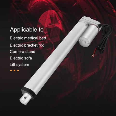 Heavy Duty 24V Electric Linear Actuator With 200mm Stroke 750N Push Pull Permanent Magnet DC Motor for medical beds and lifts