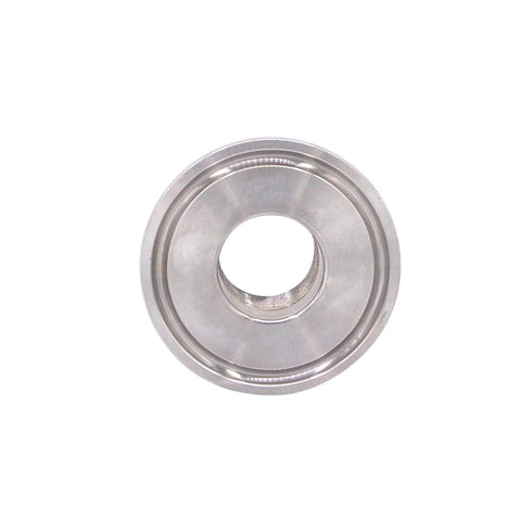 DERNORD 1.5 inch sanitary tri-clamp to 1/2 inch NPT female Tri Clover adapter, stainless steel