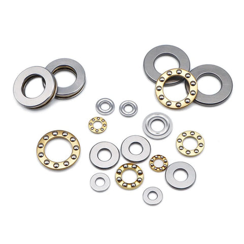HiPicco thrust ball bearings, 10pcs, 8x19x7 mm chrome steel miniature plane axial bearings