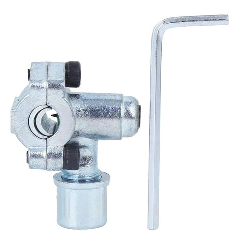 2-piece Miskall BVP-31 refrigerator piercing valve kit with wrench; metal needle valve for liquid addition.