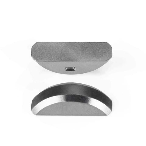Side and top view of metal Woodruff Key Compatible With Banshee 350 RZ350 EX570 Exciter MM600 Mountain Max 600 MM700 Mountain Max 700 MM800