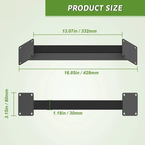 Four Pack Heavy Duty 45 Degree Angle Brackets For 4x4 Post Support Actual 3.15 Inch Square Size DIY Wood Beam Connector