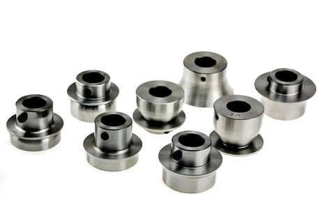 Bead Roller Round Over Die Set Cr12, 12 Piece Complete Kit for Sheet Metal Panels and Edges, shown with durable steel construction