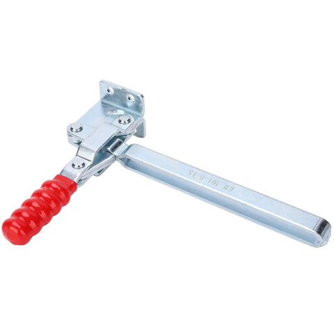 Beefy Vertical Toggle Clamp With Lengthened Arm, Rock Solid High Strength Metal Fastening Fixture For Industrial Workholding