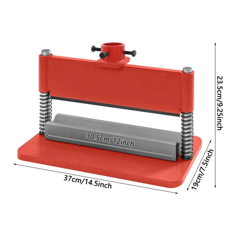 Heavy Duty 12 Inch Press Brake Attachment For 12-20 Ton Hydraulic Shop Presses Built Tough Metal Bending Tool Kit For Sheet Metal