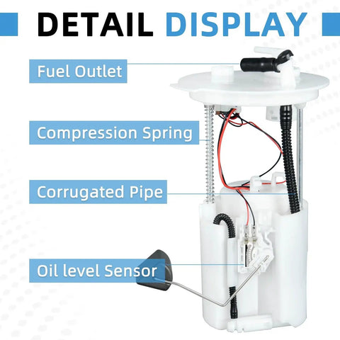 BeefedUp Fuel Pump Assembly For Honda TRX Foreman Rubicon Rancher 420 And 500 ATVs 2014-2024 Direct Fit Replacement Parts