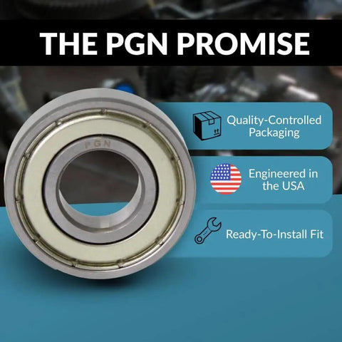 6200-ZZ Sealed Ball Bearings 4 Pack - 10x30x9mm Lubricated Chrome Steel, quality promise, packaging, USA engineering