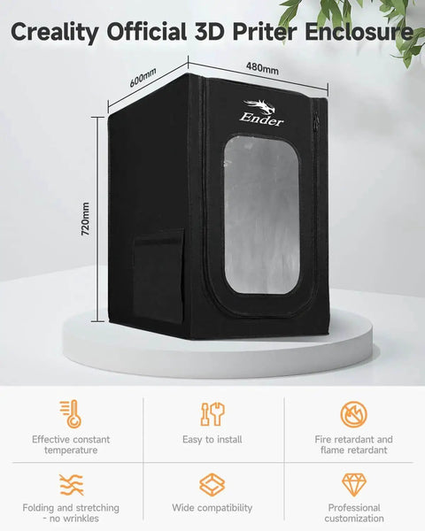 Beefy 3D Printer Enclosure Fireproof And Dustproof Tent With Constant Temperature Protective Cover, dimensions 480x600x720mm