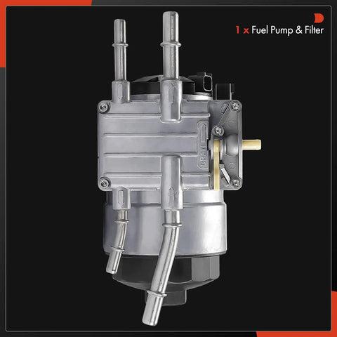In Line Fuel Pump With Filter For Ford F 250 350 450 550 Super Duty Diesel 2008 2009 2010 V8 6.4L Replacement