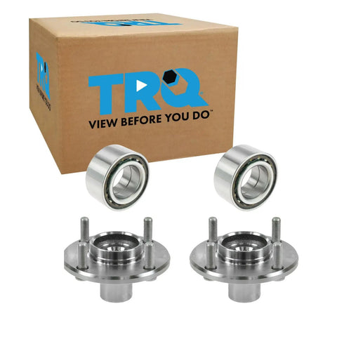 Front Wheel Bearing And Hub Kit For 1999 2002 Infiniti G20 And 1998 2001 Nissan Altima Including 2 Front Inner Bearings And 2 Front Hubs