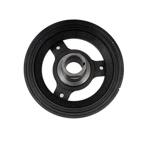 Pontiac G6 Harmonic Balancer Replacement For 2009 2010 Black Serpentine Drive Belt With Keyway 55.5mm Depth Fits OEM 12595291 12623797