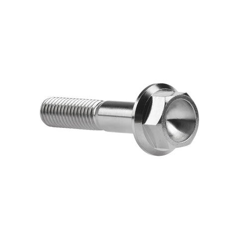 Side view of Titanium DIN6921 Flange Head Bolt M8x40mm, Grade 5 6Al-4V with 18mm flange diameter and 8.1mm head height