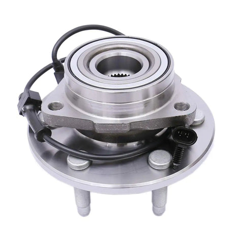 Front Wheel Bearing Hub Assembly Set Of 2 For 4WD Chevy Silverado 1500 Tahoe Suburban Express 1500 Yukon Sierra Savana 2000 To 2006 Compatible