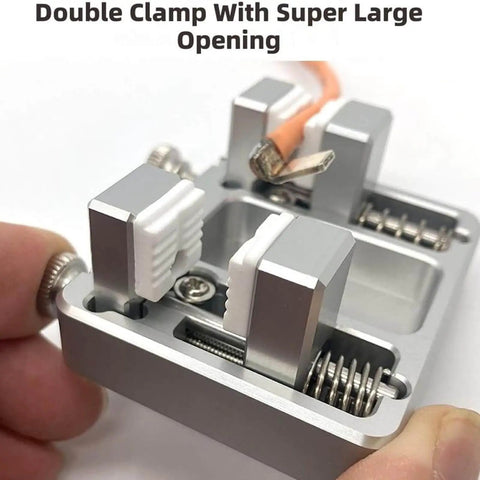 Adjustable Aluminum Soldering Jig For Electronics PCB Assembly And Jewelry Watch Repair, Rock Solid Clamp Fixture
