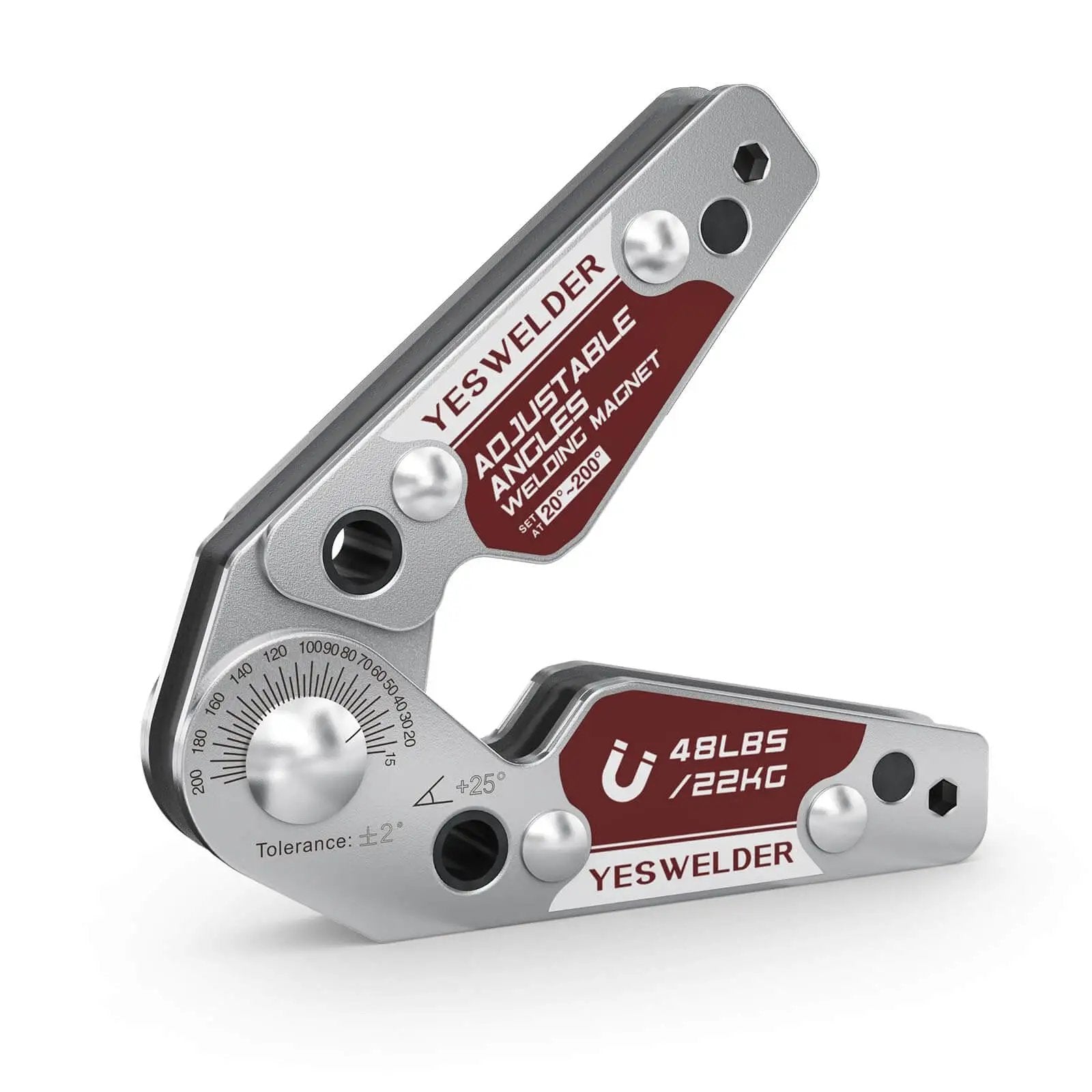 adjustable angle welding magnet with 48 lb power 🍁 &nd...