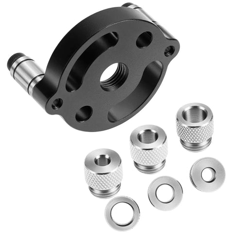 Self Centering Doweling Jig With Straight Hole Guide For Precise Woodworking Including 6mm 8mm And 10mm Bushings And Accurate Hole Locator